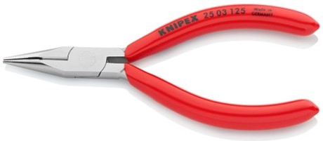 

Плоскі круглогубці Knipex з різальними крайками 125 мм (25 03 125)