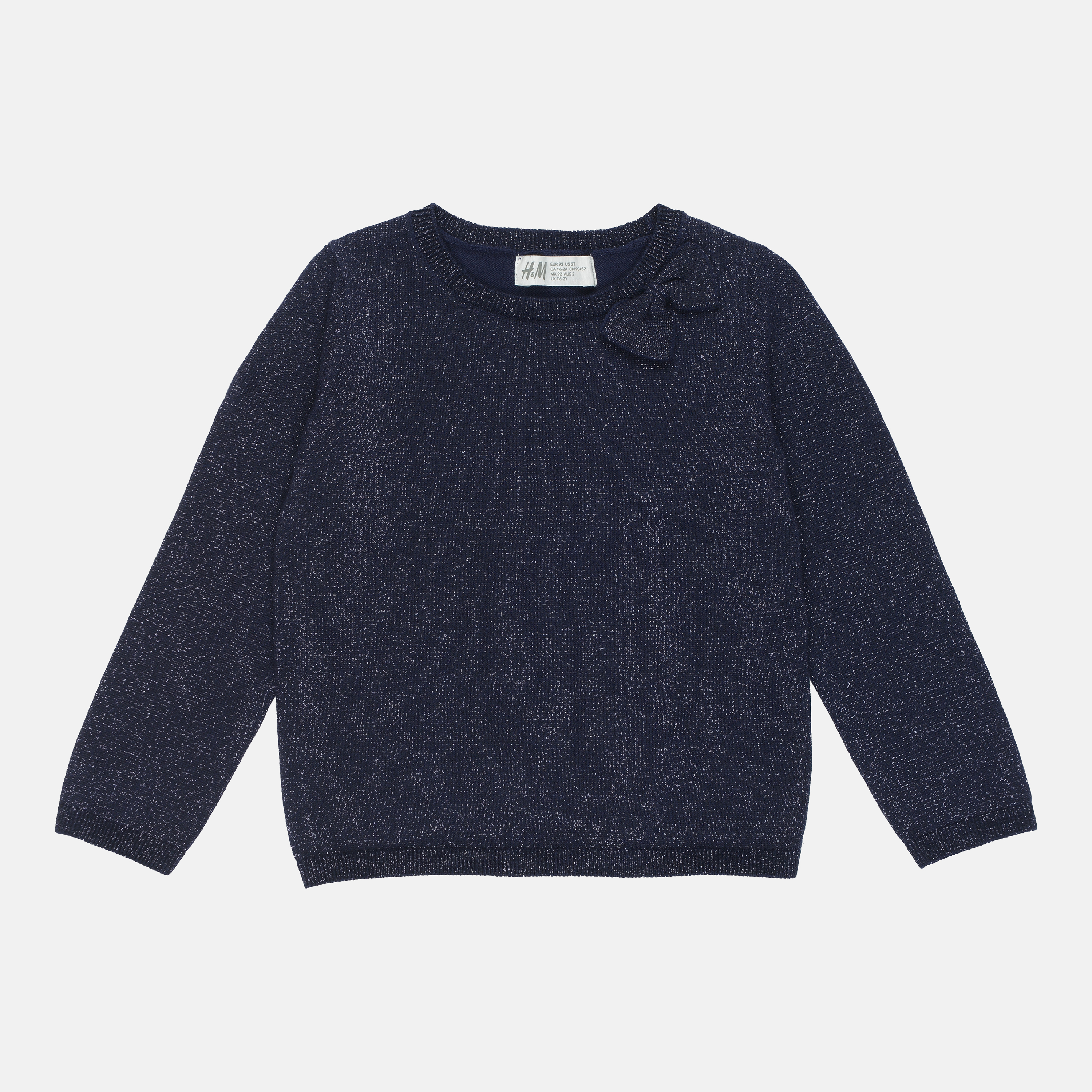 

Джемпер H&M 92см темно синий блеск 17039166922