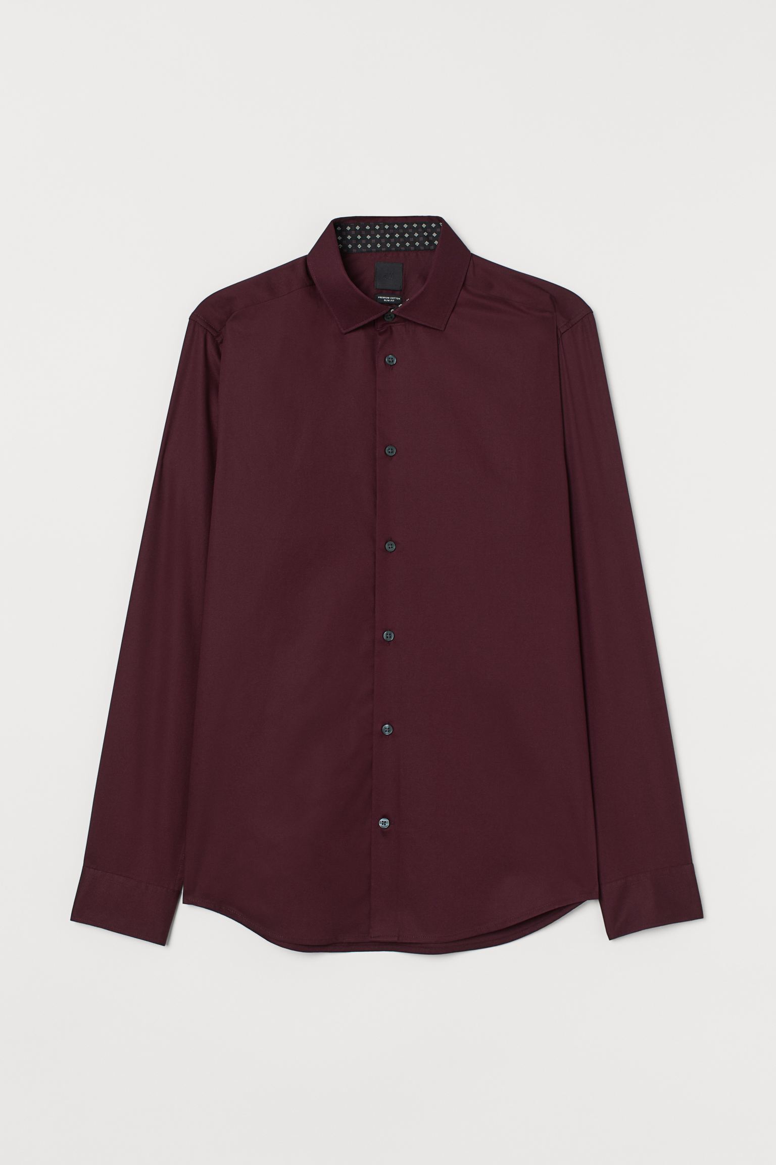 

Рубашка H&M XL бордовый 27053951276