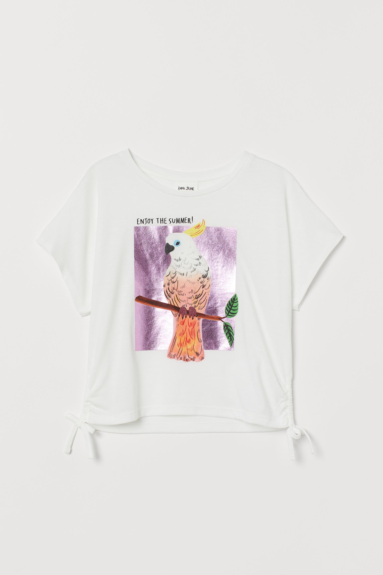 

Футболка H&M 134 140см белый принт 25058758731