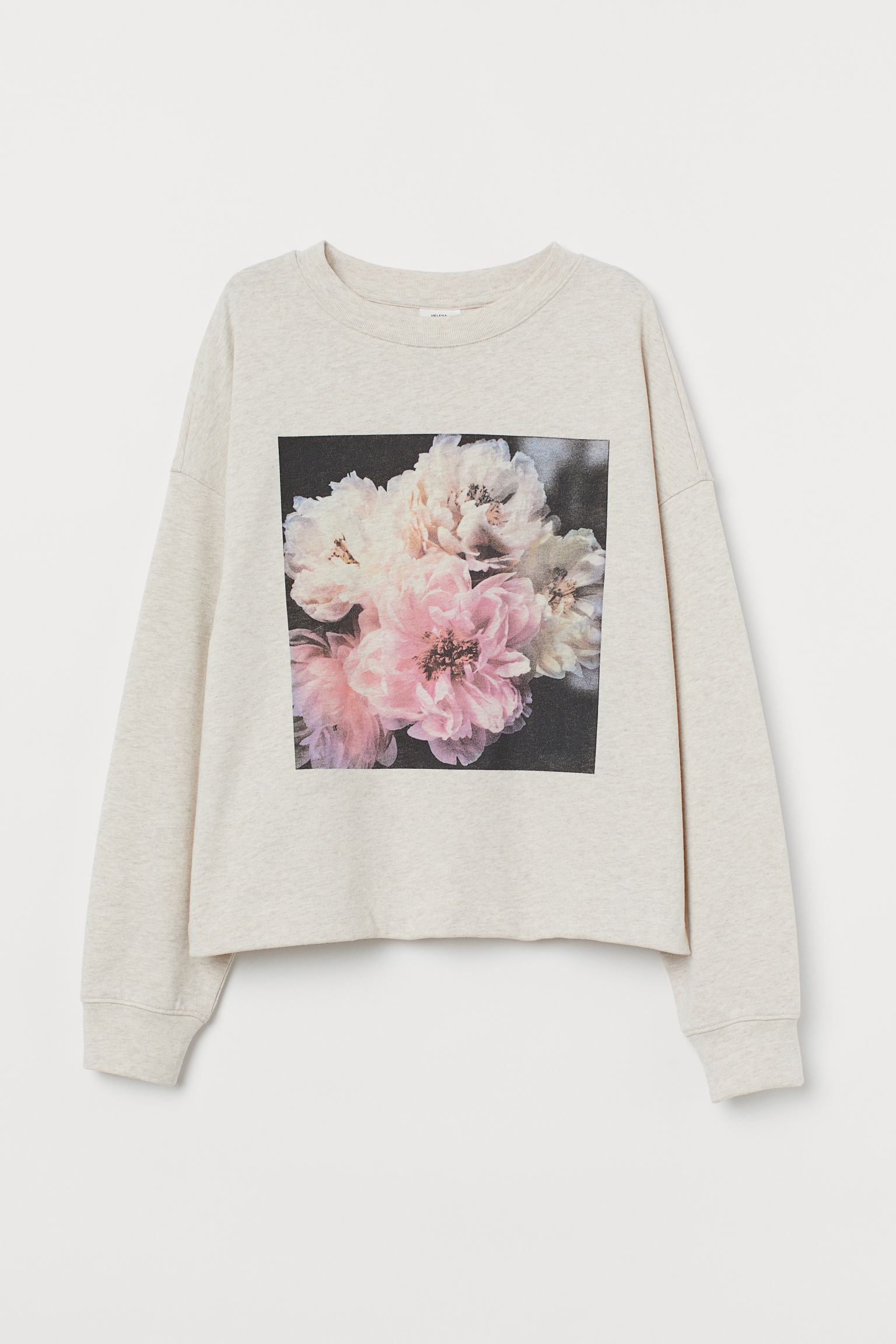 

Свитшот H&M  светло бежевый принт 16038592011, Свитшот H&M XS светло бежевый принт 16038592011