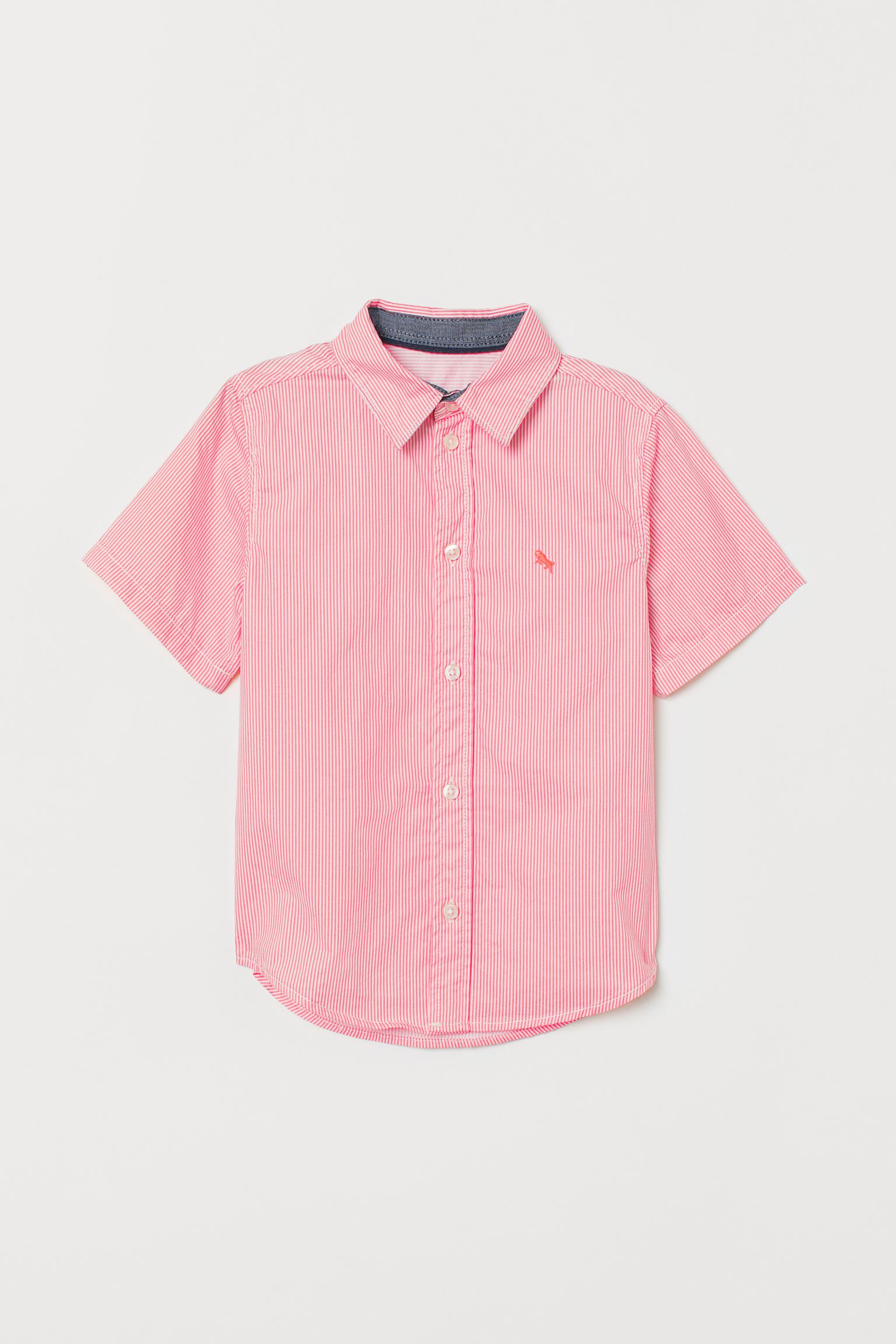

Рубашка H&M 98см коралловый полоска 22048661192