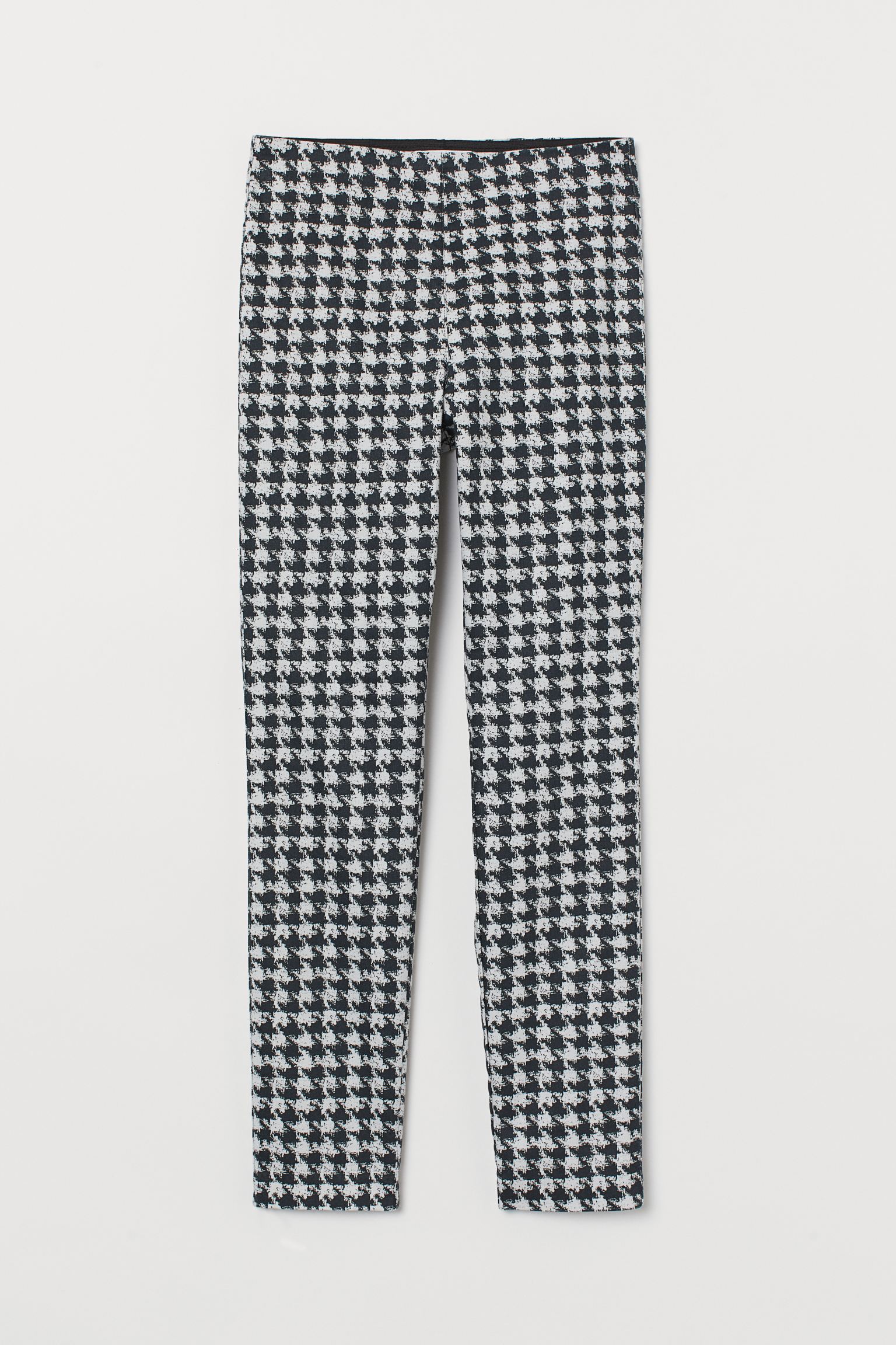 

Брюки H&M  бело черный узор 27037962101, Брюки H&M 42 бело черный узор 27037962101