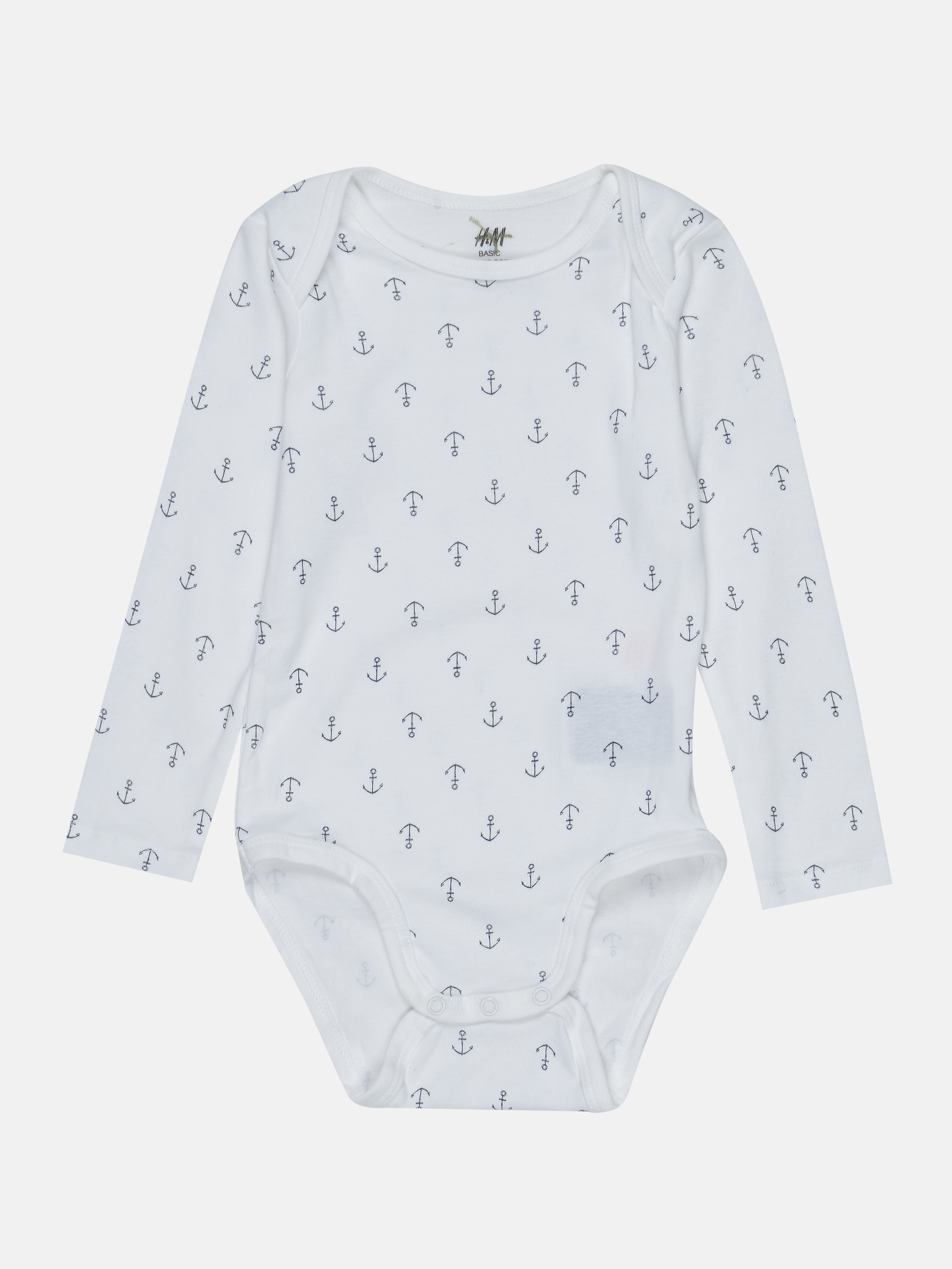 

Боди H&M 92см белый якорь 30273102702