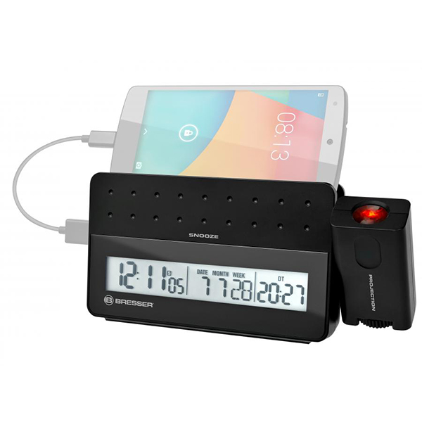 

Проекционные часы Bresser MyTime Pro black
