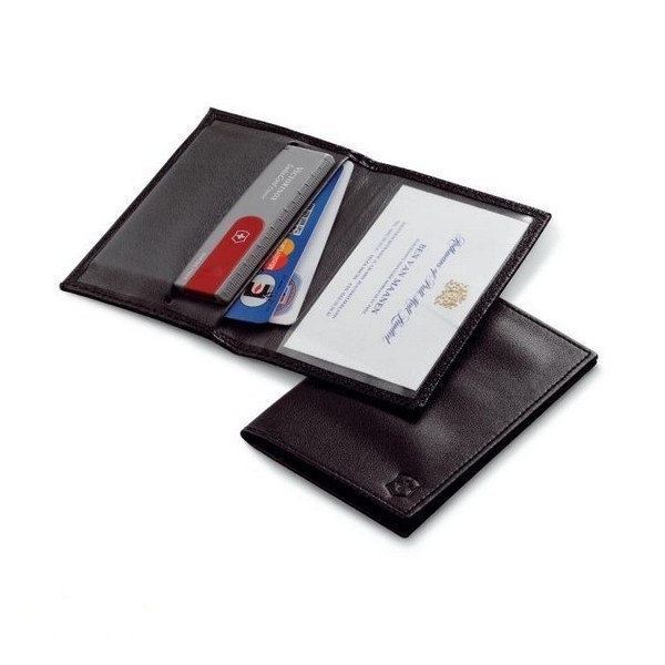 

Чехол Victorinox для Swiss Card кожаный, чёрный