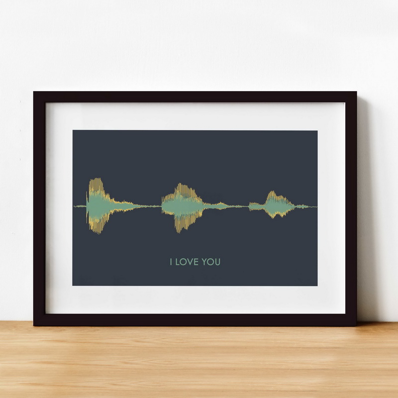 

Постер "I LOVE YOU" А3 BeriDari (6364) asphalt-green