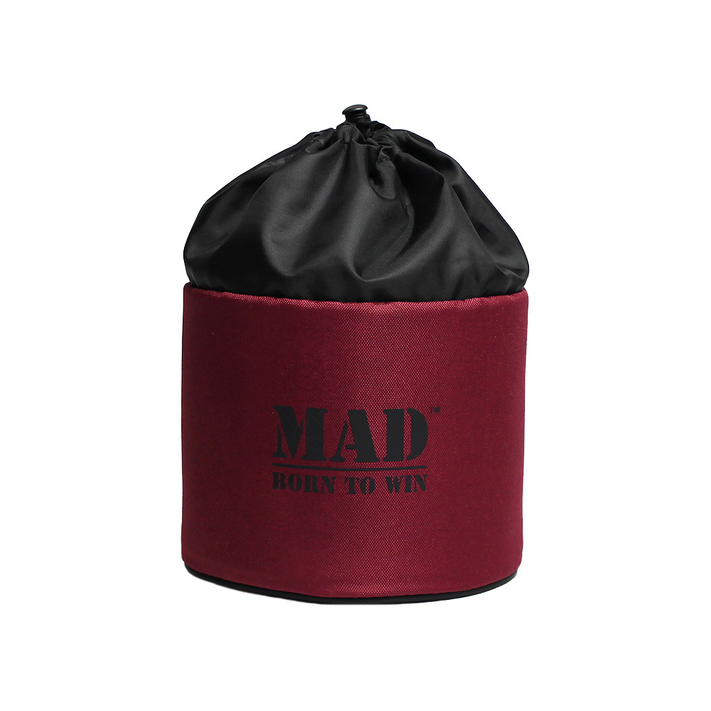 

Косметичка MAKEUP BOX бордовая от MAD | born to win™