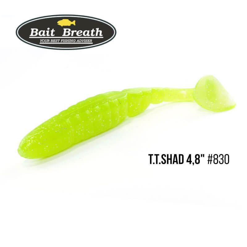 

Приманка Bait Breath T.T.Shad 4,8'' (5 шт) (S830 Yellow Chart /Silver)