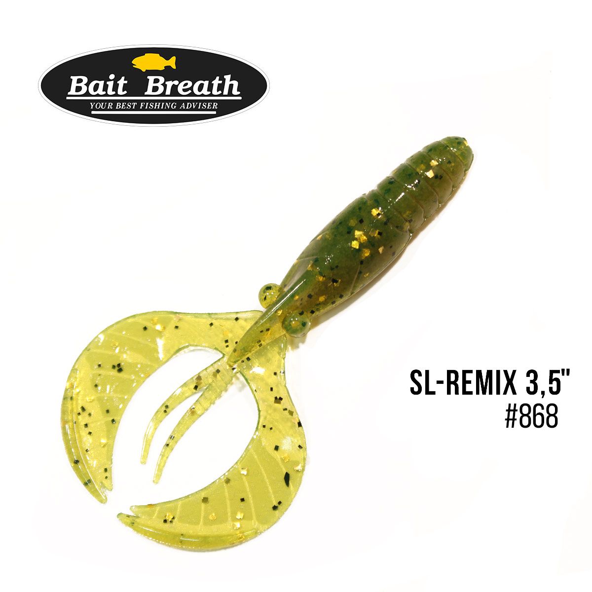 

Приманка Bait Breath SL-Remix 3,5'' (8шт.) (868 Motoroil-EX)