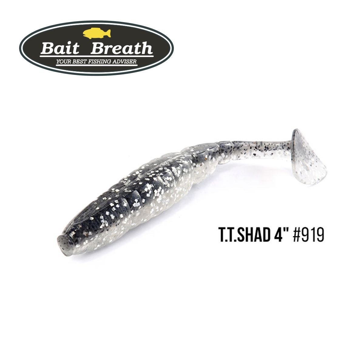 

Приманка Bait Breath T.T.Shad 4'' (6 шт) (S919 KATAKUCHI　( 2tone color ))