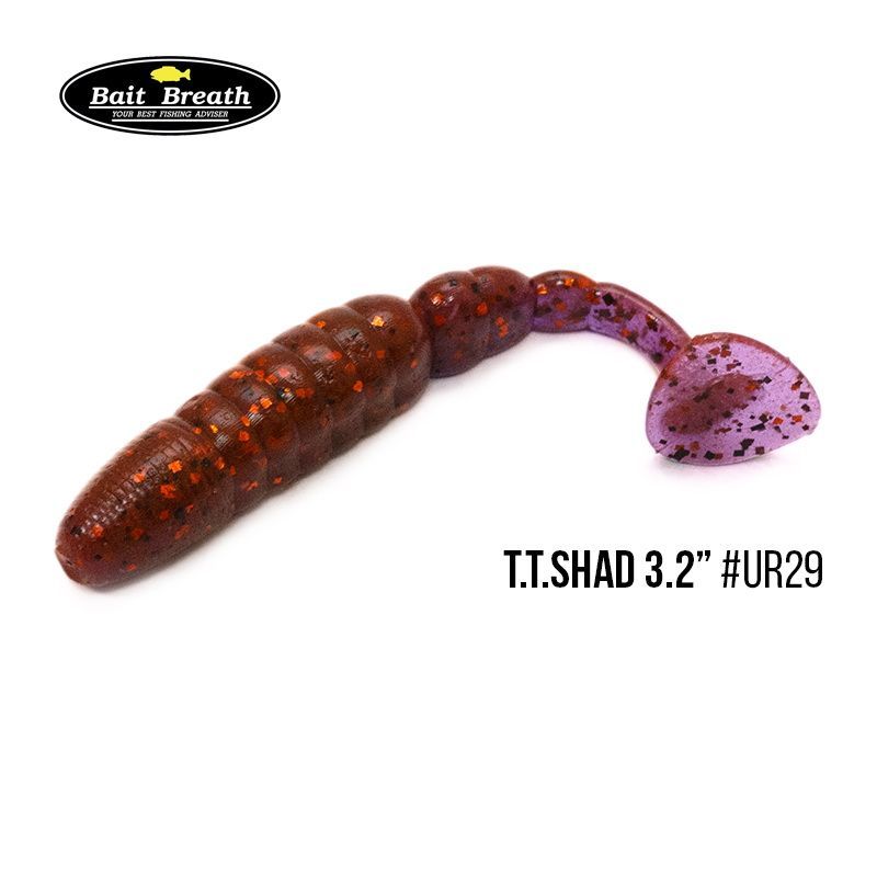 

Приманка Bait Breath T.T.Shad 3,2'' (7 шт) (Ur29 Chameleon／Red・seed)