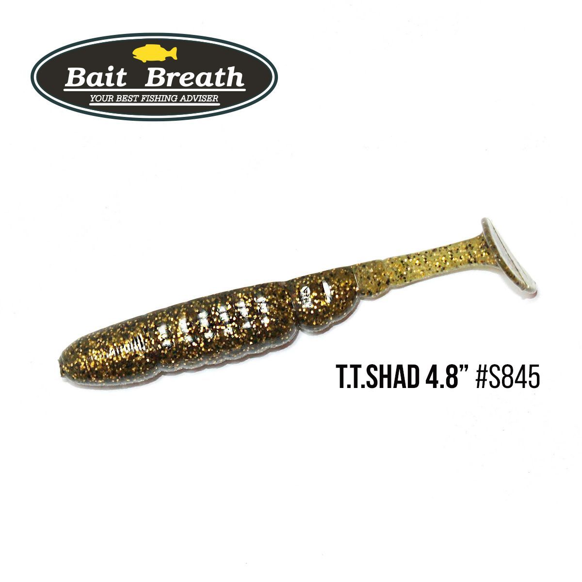 

Приманка Bait Breath T.T.Shad 4,8'' (5 шт) (S845 Gold melon)