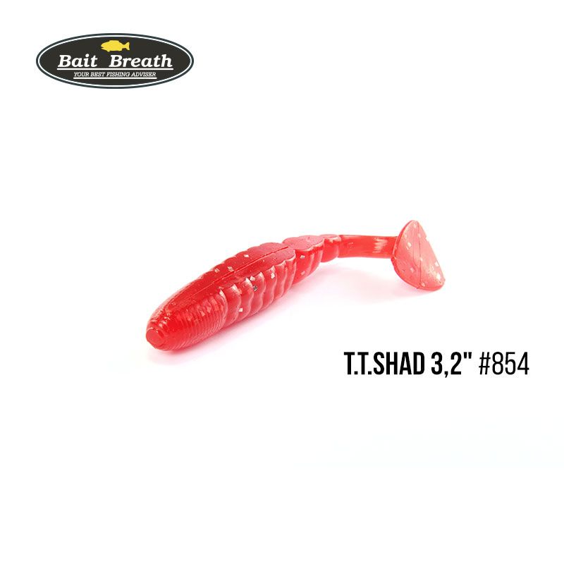 

Приманка Bait Breath T.T.Shad 3,2'' (7 шт) (S854 Clear red ／Silver)