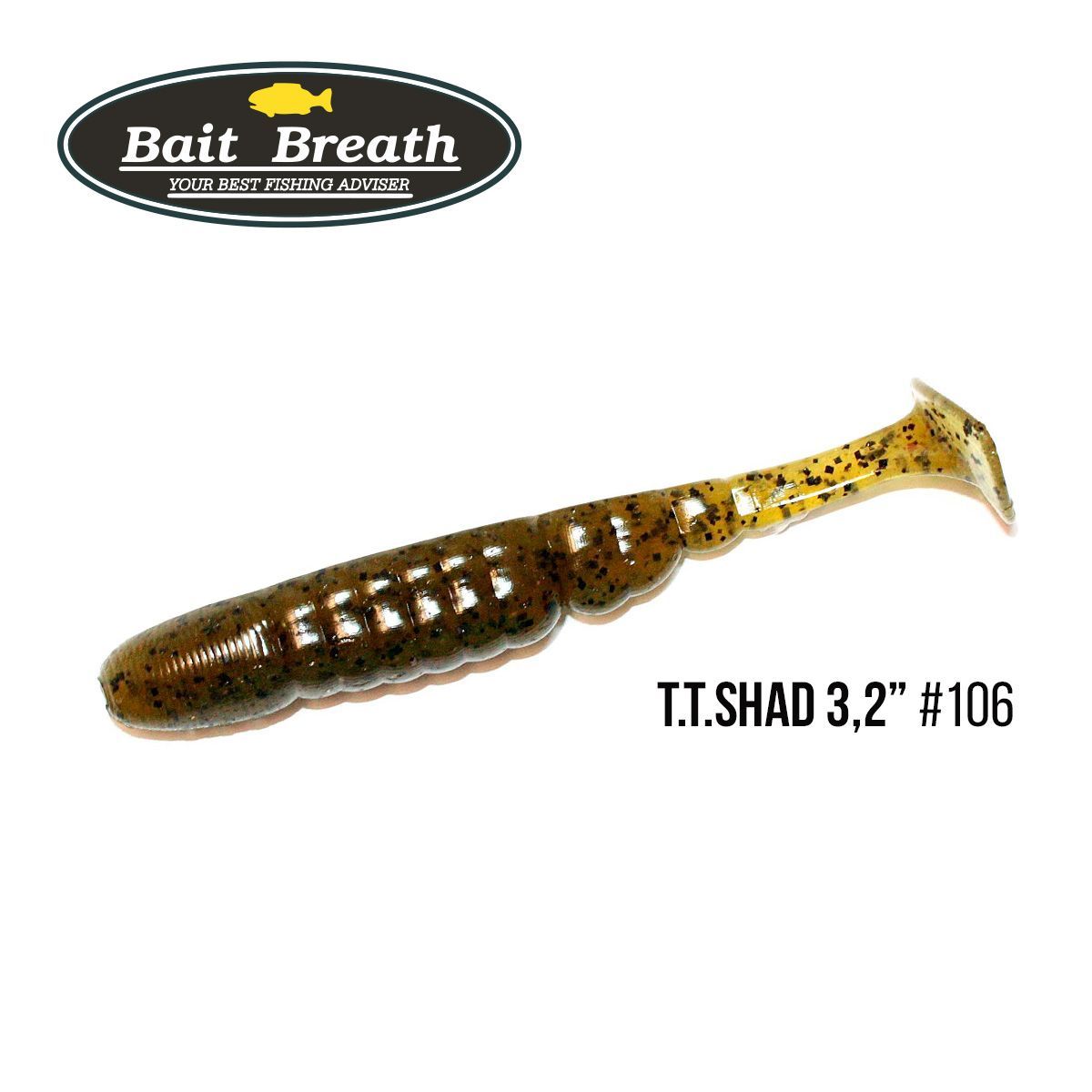 

Приманка Bait Breath T.T.Shad 3,2'' (7 шт) (106 BYS Watermelon/Seed)
