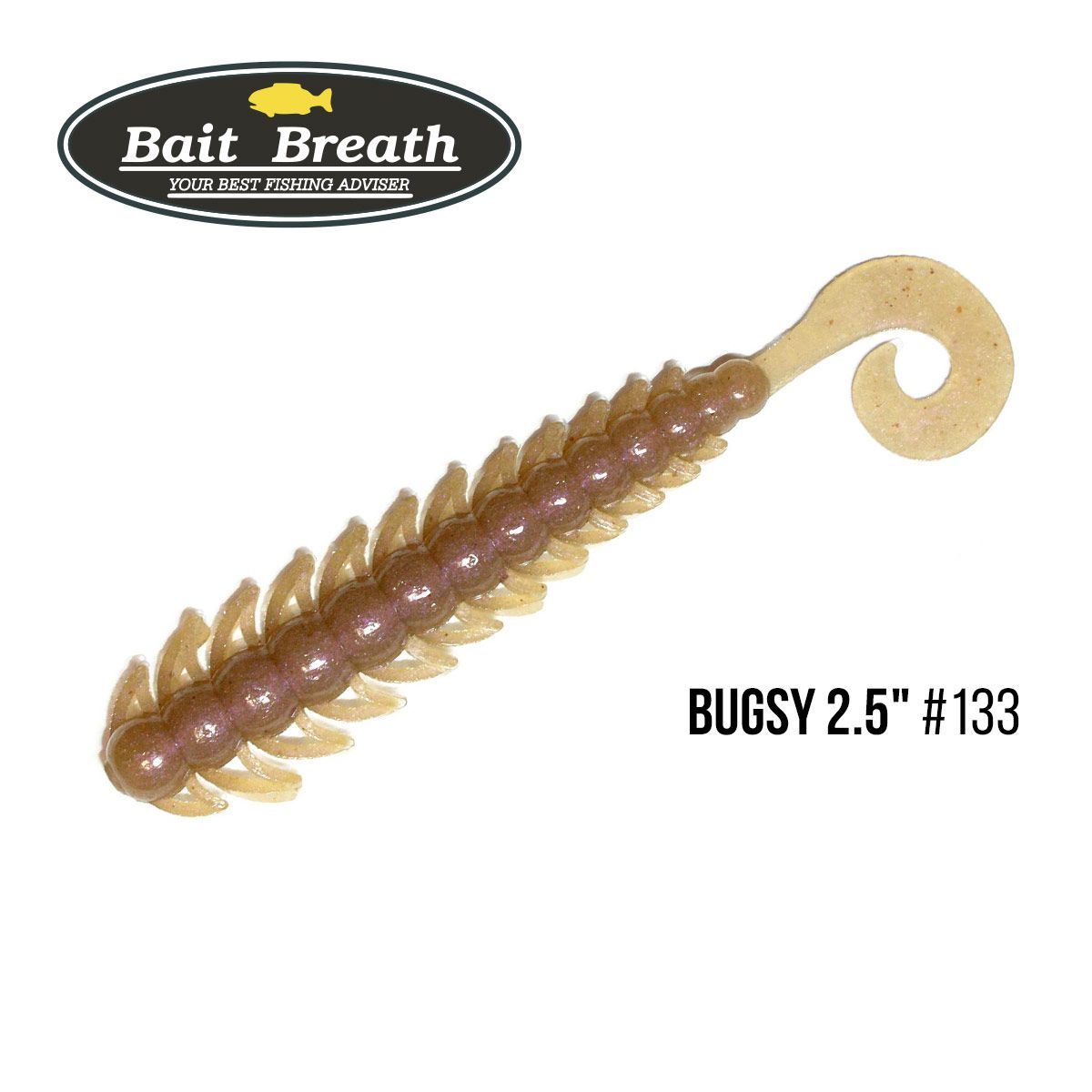 

Приманка Bait Breath BUGSY 2,5'' (10шт.) (133 Purple Winny )