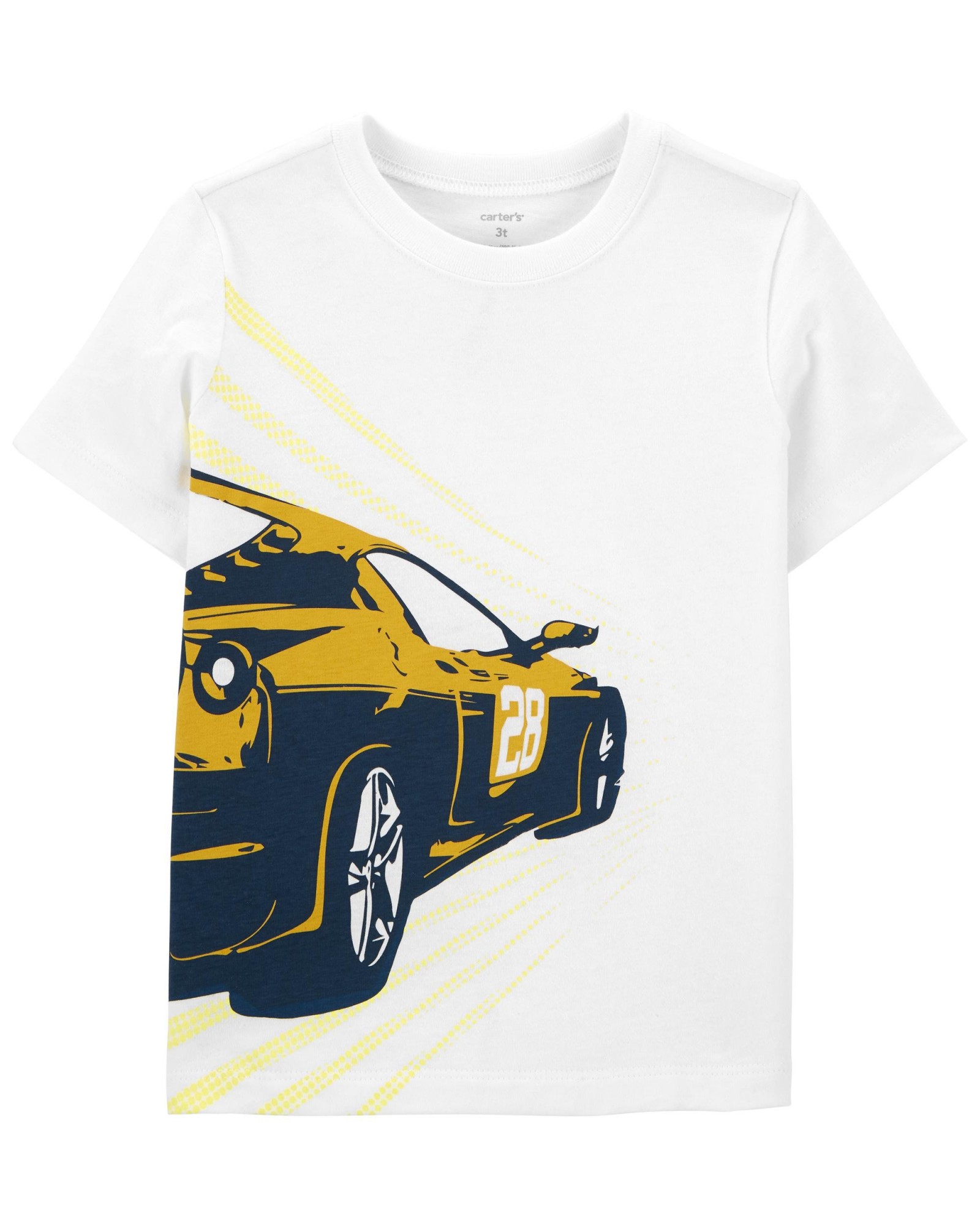 

Футболка Carters Машинка 3 т (93-98 см) Біла