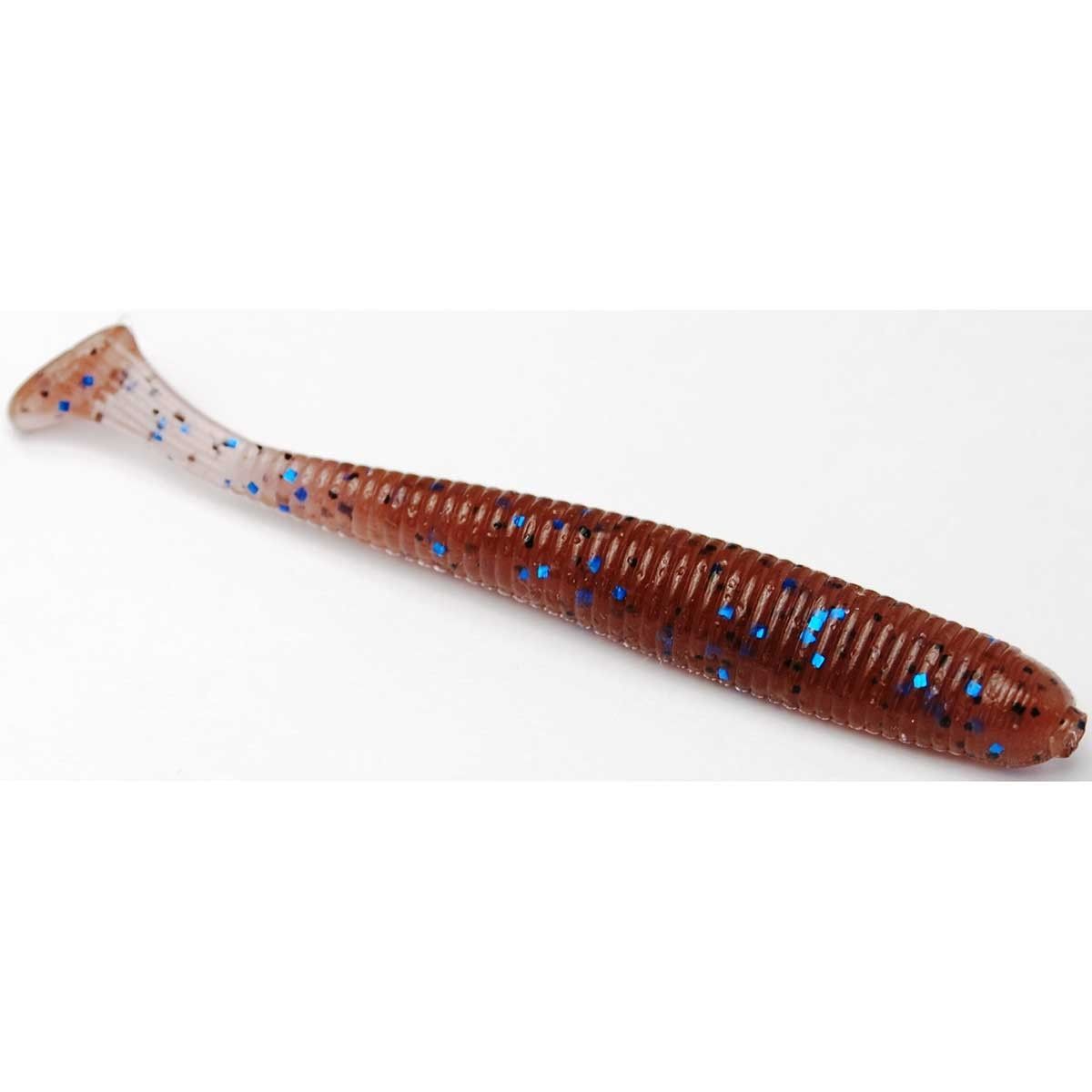 

Приманка Bait Breath U30 Fish Tail Shad 2,8'' (8шт.) (145 Cinnamon/Black・Blue Flake)