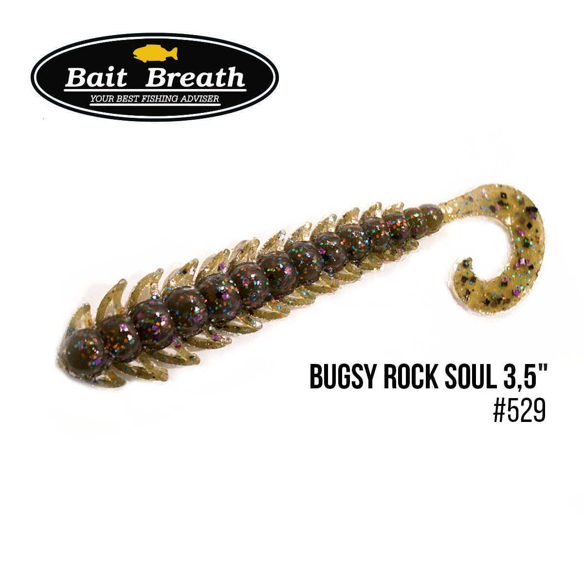 

Приманка Bait Breath BUGSY 3,5'' Rock Soul (10 шт.) (529 MORIZO Shrimp)