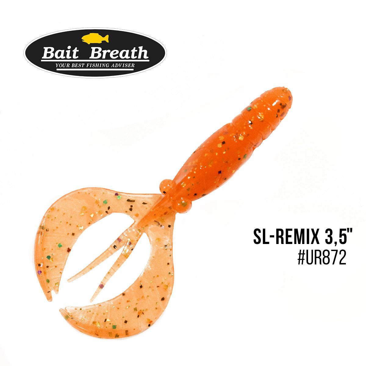 

Приманка Bait Breath SL-Remix 3,5'' (8шт.) (Ur872 Halloween Orange)
