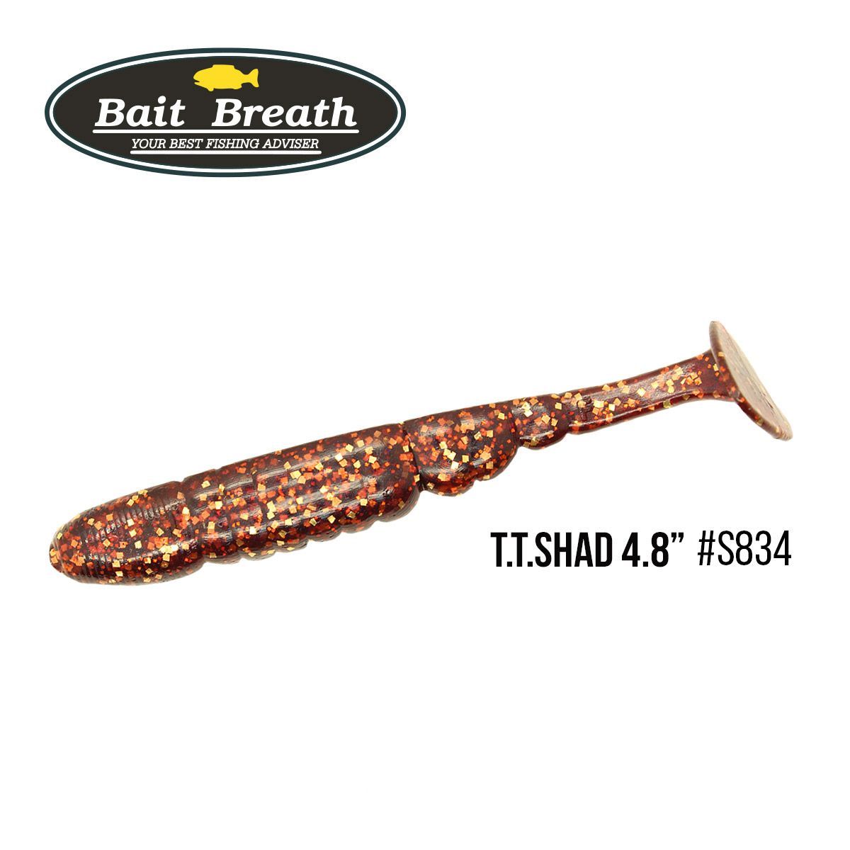 

Приманка Bait Breath T.T.Shad 4,8'' (5 шт) (S834 GOBY)
