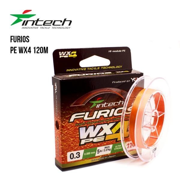 

Шнур плетеный Intech FURIOS PE WX4 120m (0.3 (5lb / 2.27kg))