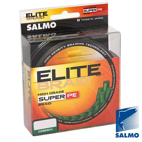 

Леска плет. SALMO ELITE BRAID дл.125M 011 Green (33008)