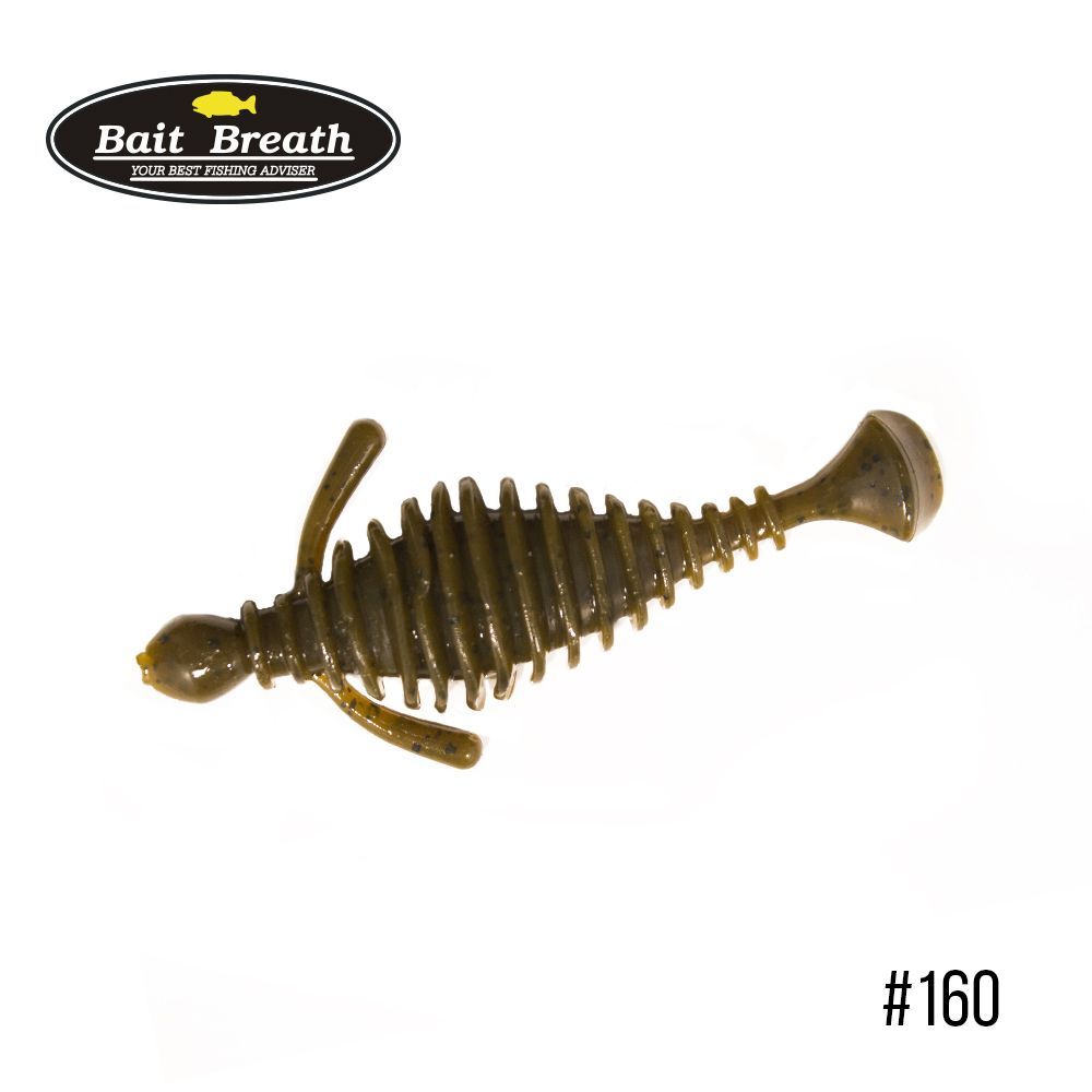 

Приманка Bait Breath RUI Big 3.5'' (6шт.) (#160 Mad green pumpkin /seed)