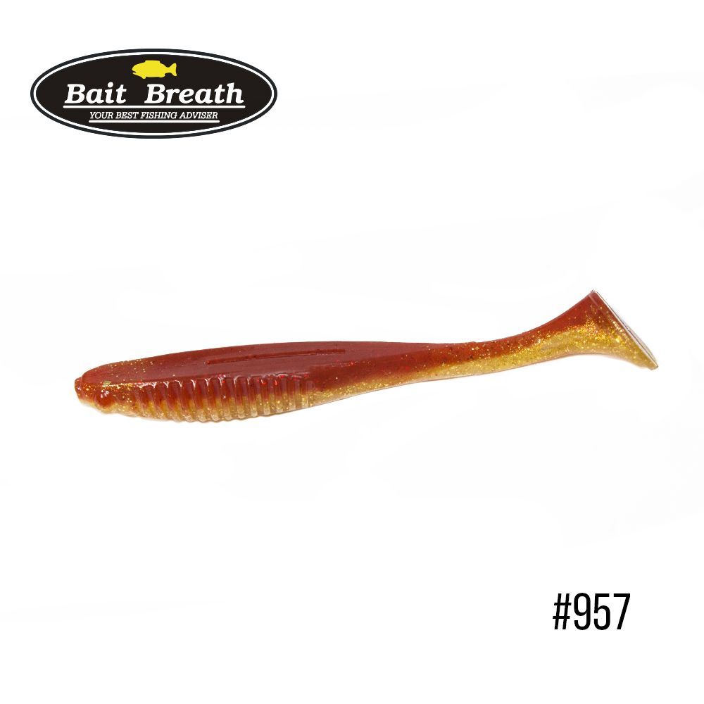 

Приманка Bait Breath E.T.Shad 2,8'' (8 шт) (957 Gold Red (2 tone color))
