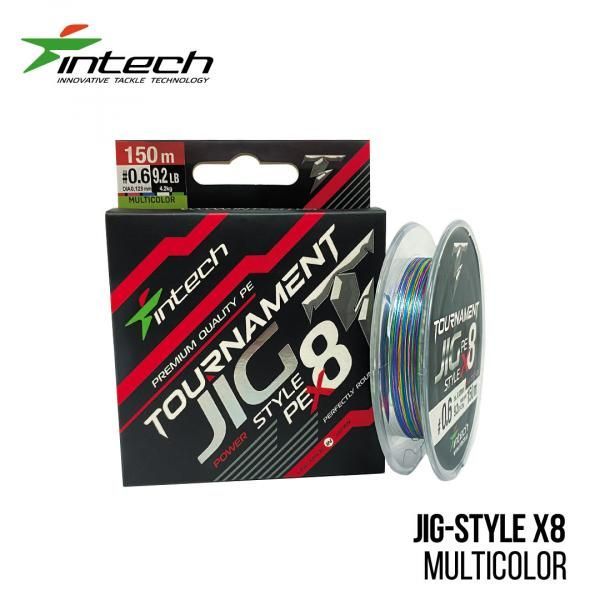 

Шнур плетеный Intech Tournament Jig Style PE X8 Multicolor 150m (2.5 (35.2lb / 16.0kg))
