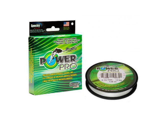 

Шнур Power Pro 135m White 0.19 28.6lb/13kg (111877)