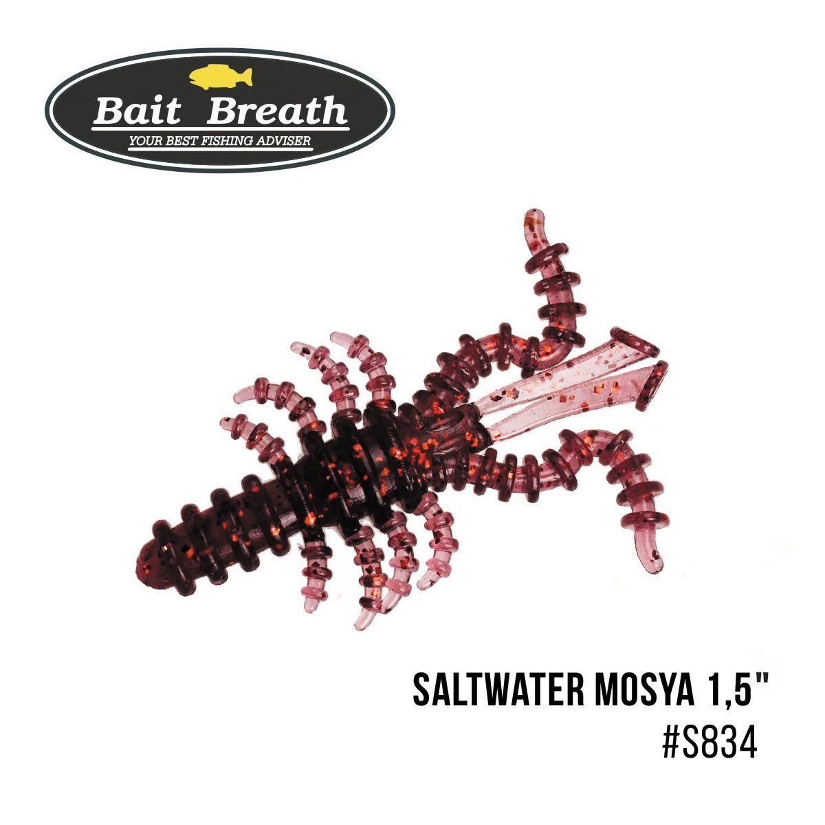 

Приманка Bait Breath Saltwater Mosya 1,5'' (14 шт.) (S834 Goby)