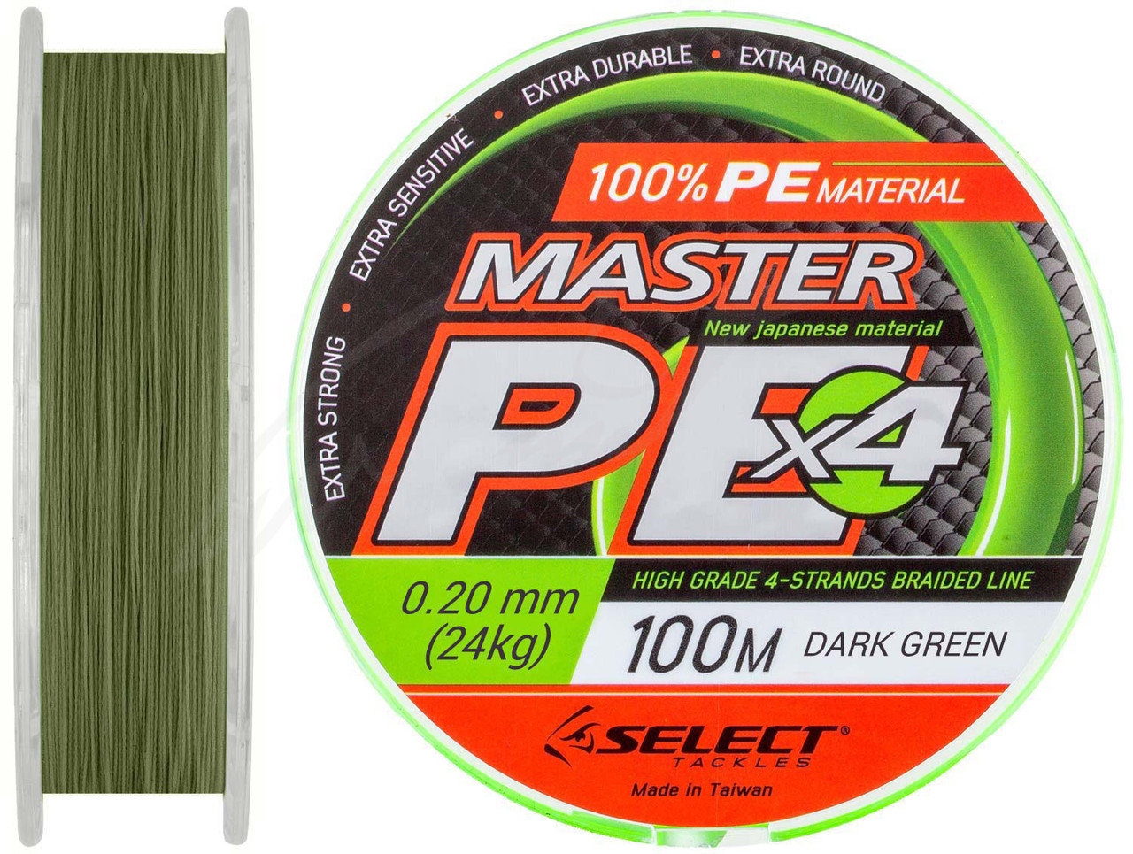 

Шнур Select Master PE 100m (темн.-зел.) 0.20mm 24kg (12205)