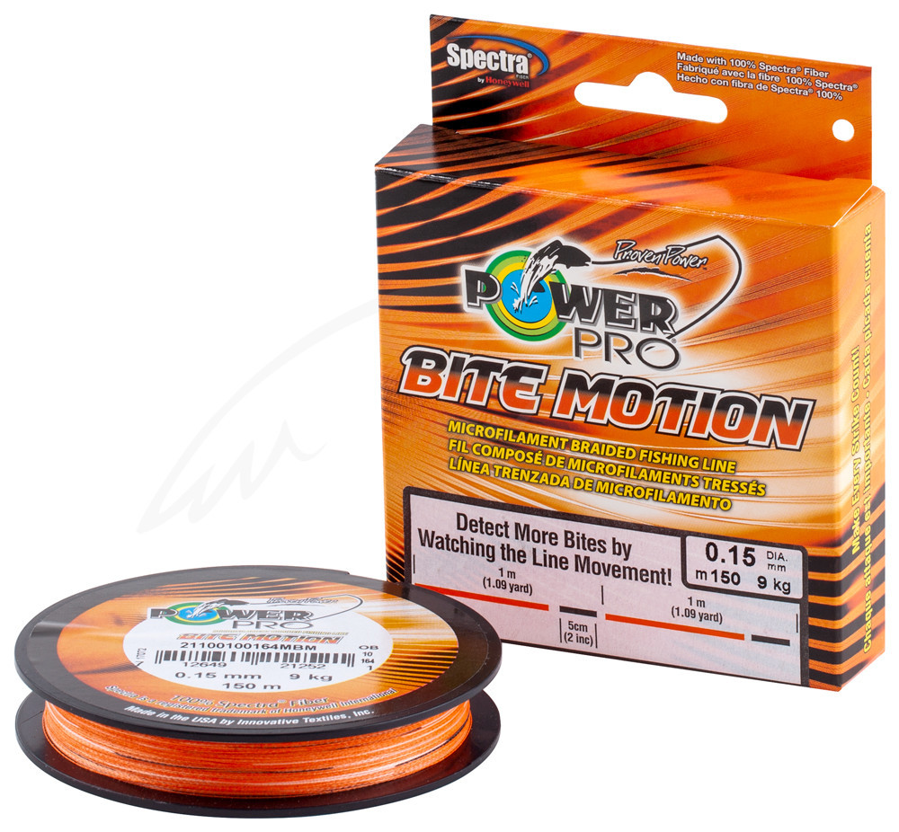 

Шнур Power Pro Bite Motion 150m Orange Black 0.15mm 20lb/9kg (111892)