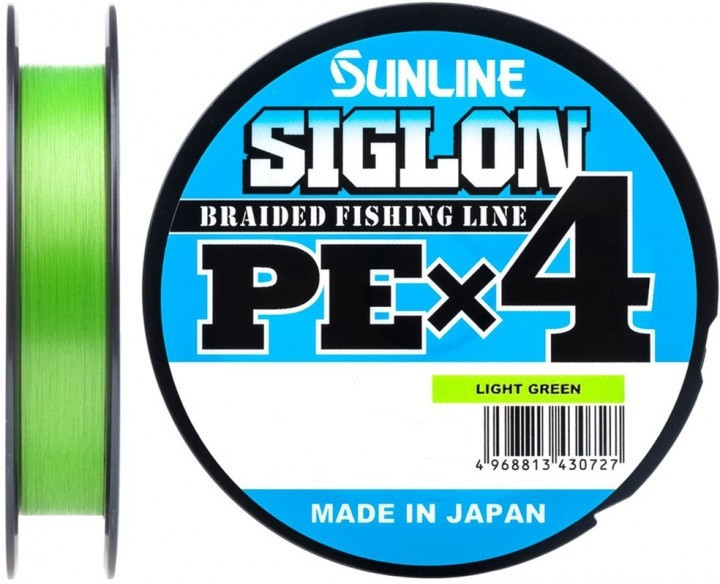 

Шнур Sunline Siglon PE х4 150m (салат.) #3.0/0.296mm 50lb/22.0kg (1563)