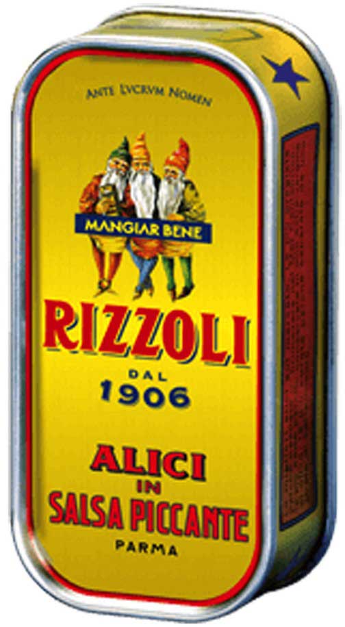 Акція на Анчоусы Rizzoli в оливковом масле 90 г (8005960100021) від Rozetka UA