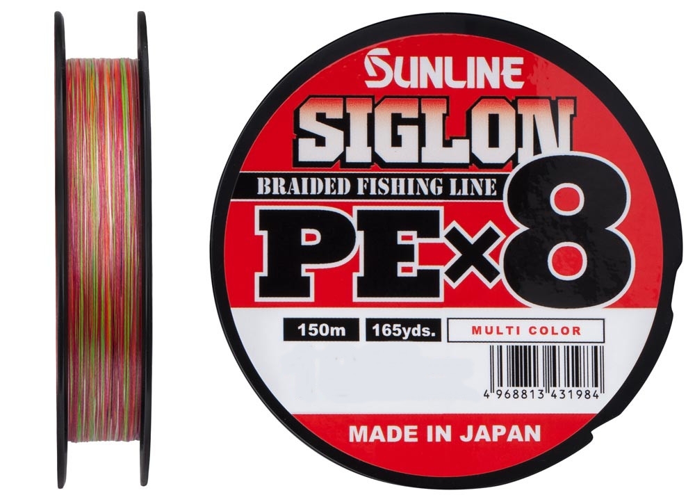 

Шнур Sunline Siglon PE х8 150m (мульти.) #0.8/0.153mm 12lb/6.0kg (93321)