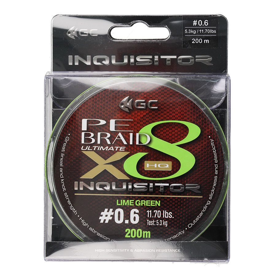 

Шнур GC Inquisitor X8 LG 200м PE0.6 NEW 2019 (119718)