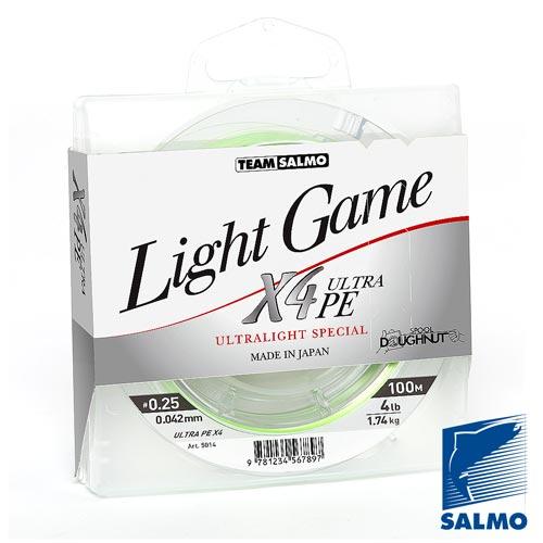 

Шнур TEAM SALMO LIGHT GAME X4 ULTRA PE 100 m 006 (51637)