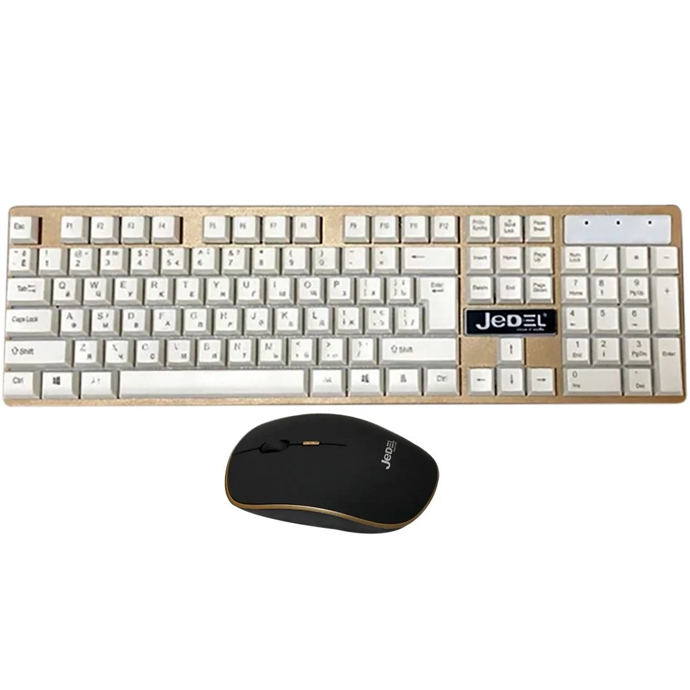 

Комплект Беспроводная Клавиатура JEDEL RWS7000 + мышка с русской раскладкой 101 клавиша (90772)