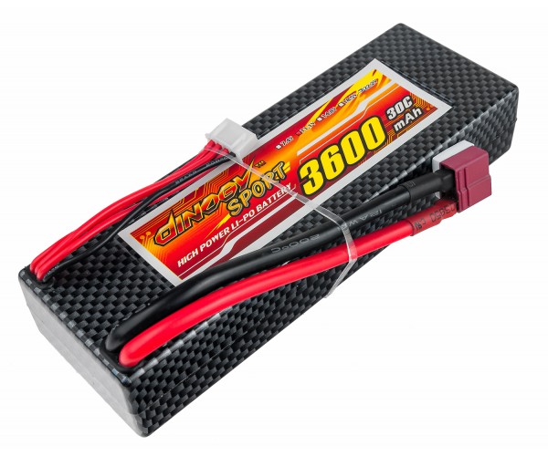 

Аккумулятор LiPo Dinogy 3600mAh 11.1V 3S 30C Hardcase 25x46x138мм T-Plug