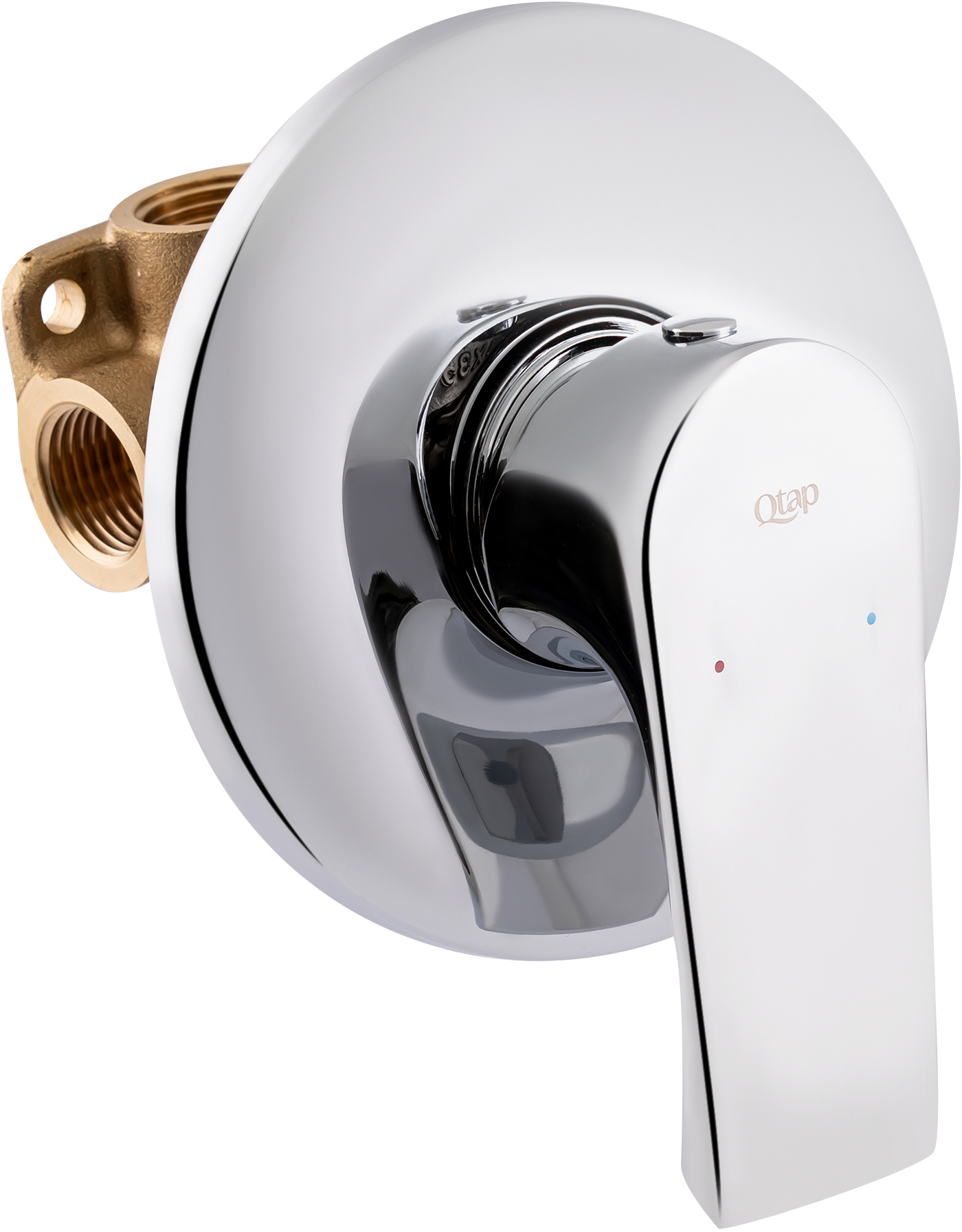 

Смеситель скрытого монтажа для душа QTAP Milada 6027107OC Хром