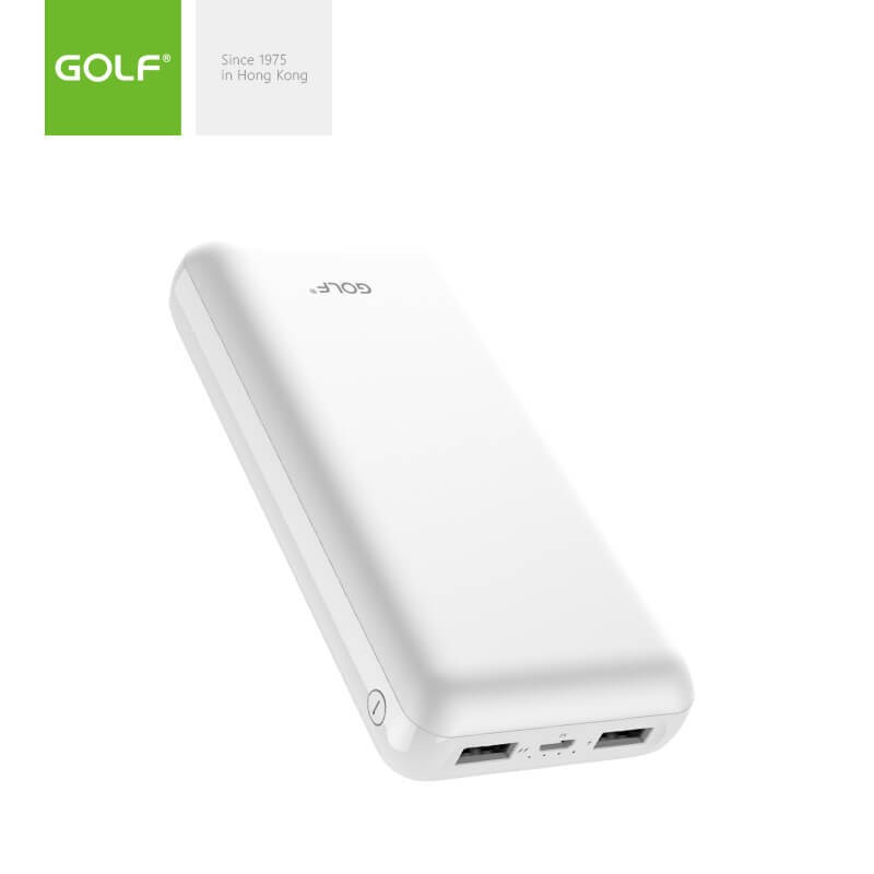 

Портативная Универсальная батарея Power bank GOLF G57 20000mAh Белый