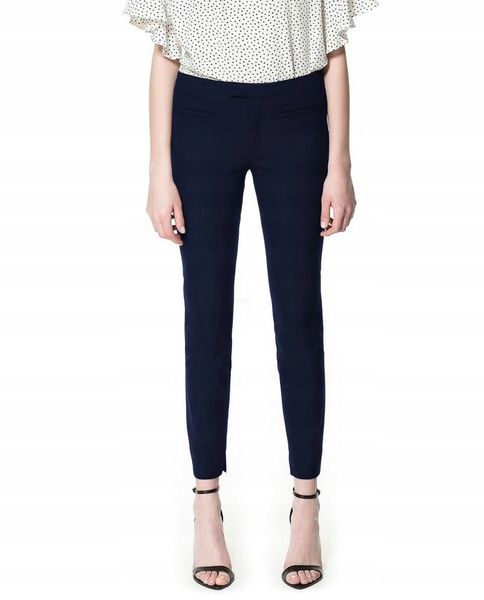 

Штаны Zara 42 Темно-синие (1203-383)