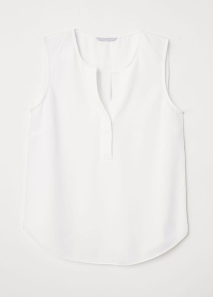 

Блуза H&M 36 Белая (1074-581)