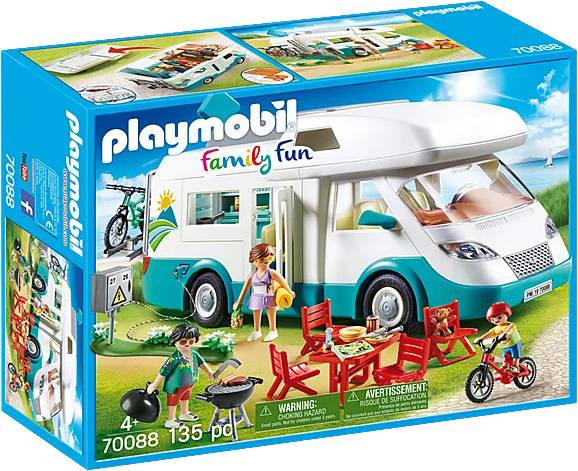 

Игровой набор Playmobil 70088 Семейный автомобиль-дом на колесах (4008789700889)