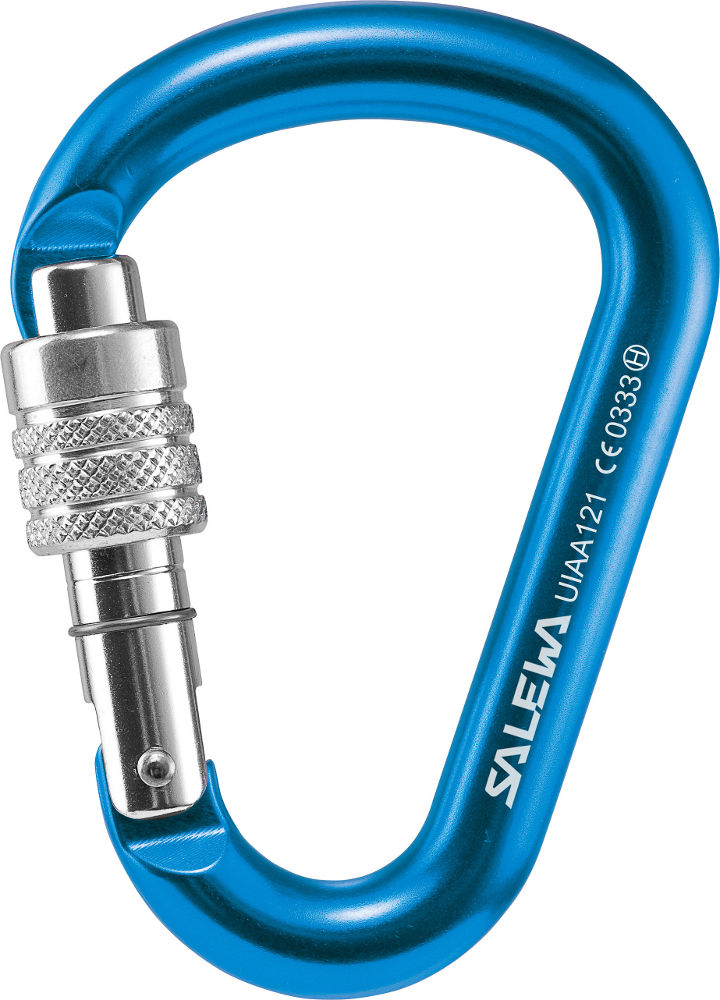

Карабін Salewa HMS Screw G2 Small Blue синій