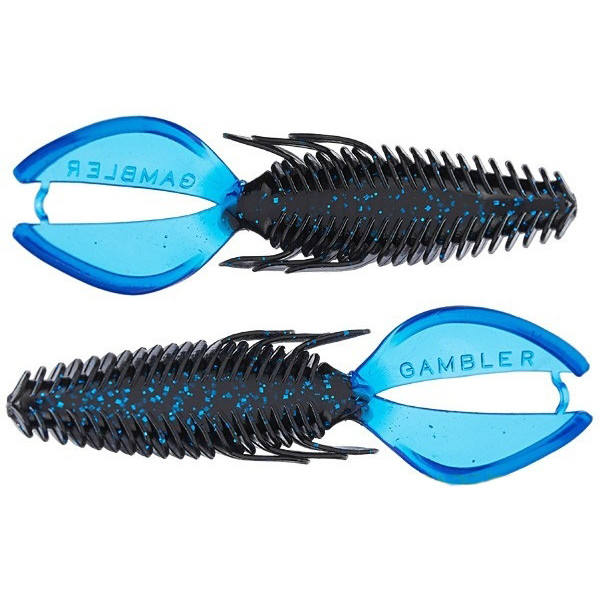 

Силикон GAMBLER Stinger 4,25" Black Blue Glitter Blue Tail 7шт (124283)