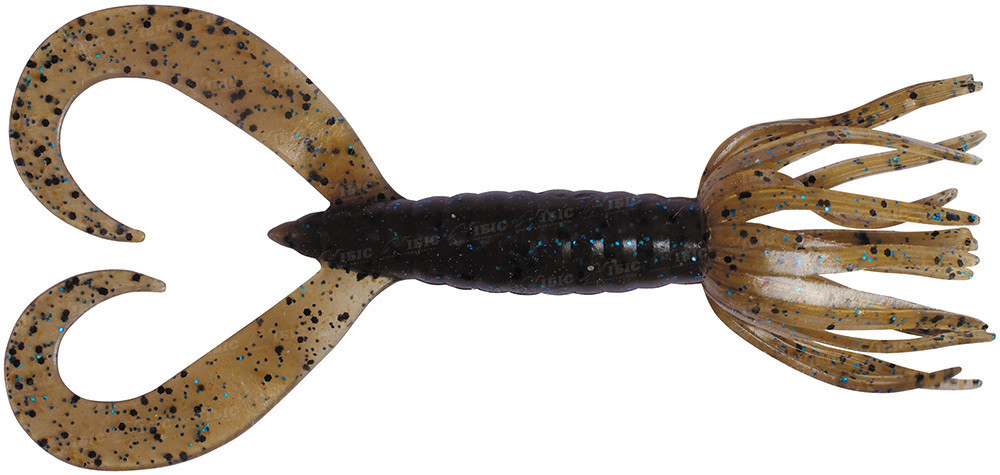 

Силикон Keitech Little Spider 3.5" (5 шт/уп) ц:207 green pumpkin pp. flk (17163)
