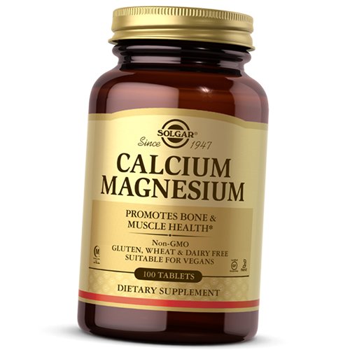 

Кальций Магний, Calcium Magnesium, Solgar 100таб (36313109)